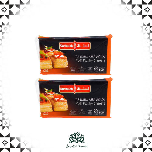 SUNBULAH PUFF  PASTRY SHEETS 400 GM 2 PC