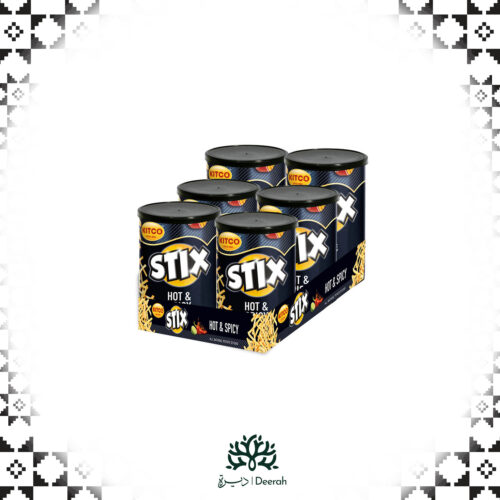 Potato STIX Hot & Spicy 45gm 6Pcs