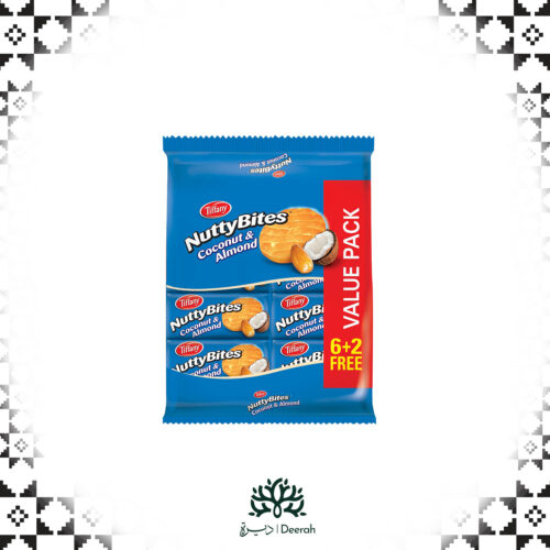 Nutty Bite  Biscuits Coconut & Almond 8Pcs
